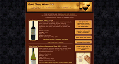 Desktop Screenshot of goodcheapwines.com